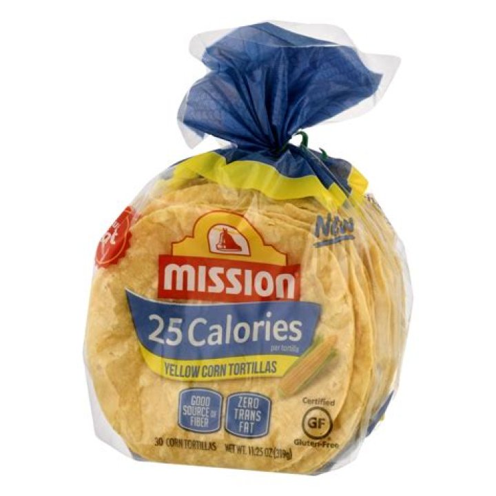 How many calories are in an 8 inch corn tortilla
