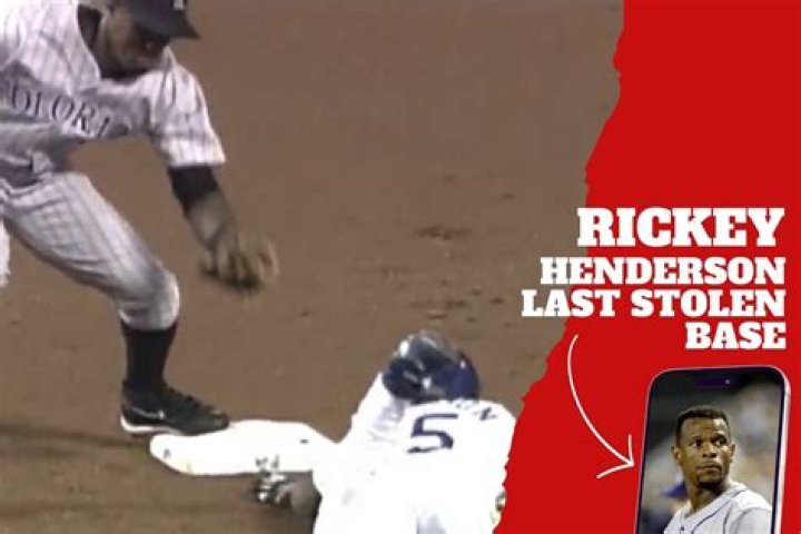 How many stolen bases does Rickey Henderson have