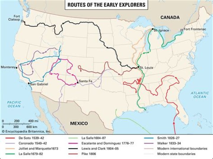 How many voyages did Robert de La Salle go on