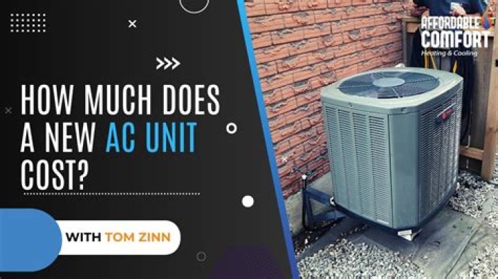How much does it cost to replace a home AC unit