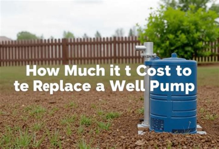 How much does it cost to replace well pump