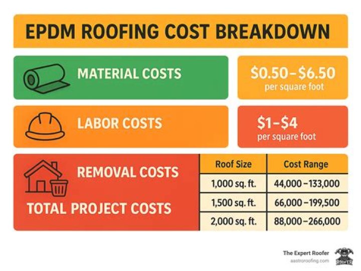 How much is EPDM roofing cost