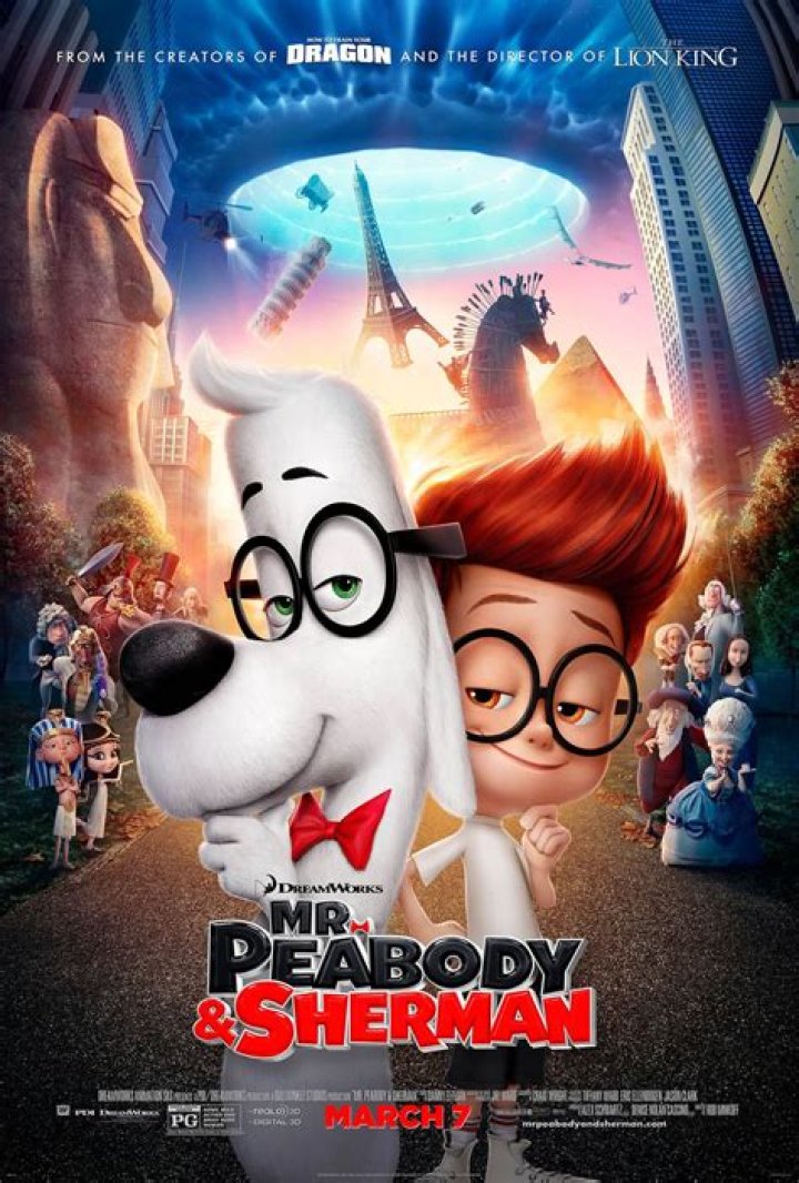 How old is Sherman and Mr Peabody