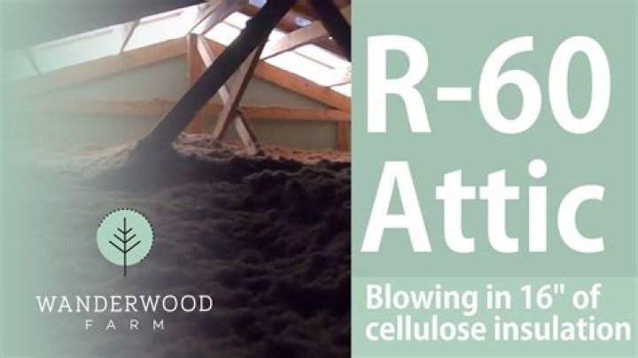 How thick is r60 cellulose insulation