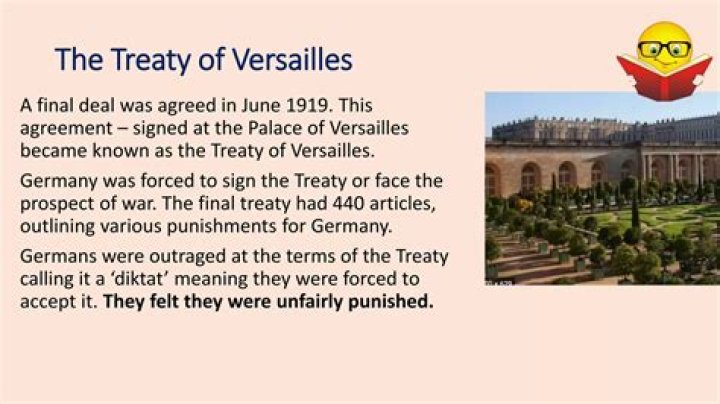 How was the Treaty of Versailles a failure