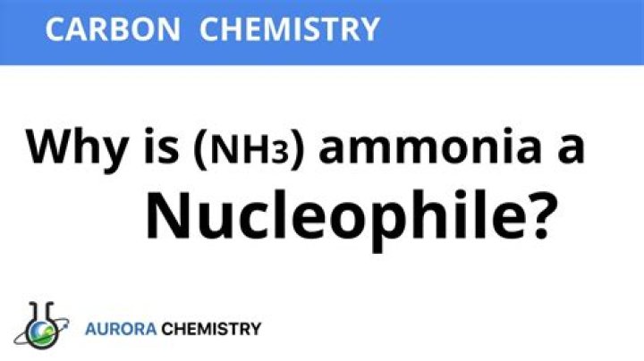 Is ammonia a nucleophile