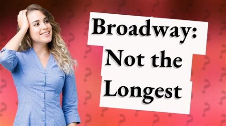 Is Broadway the longest street in the world
