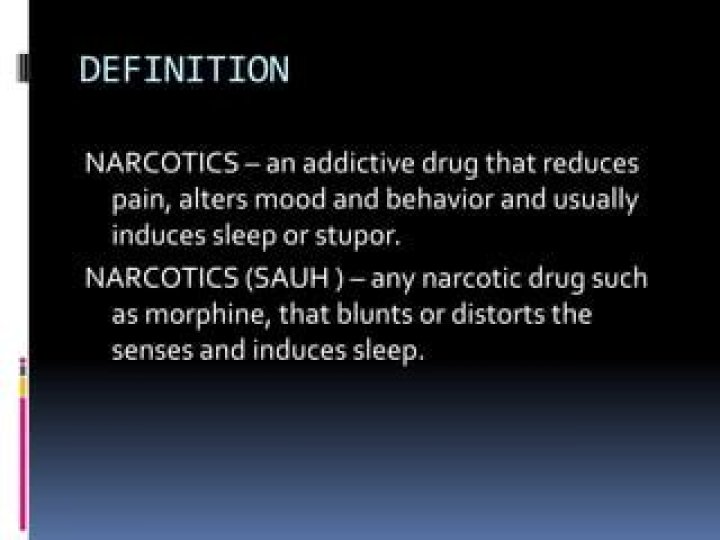 Is Bute a narcotic