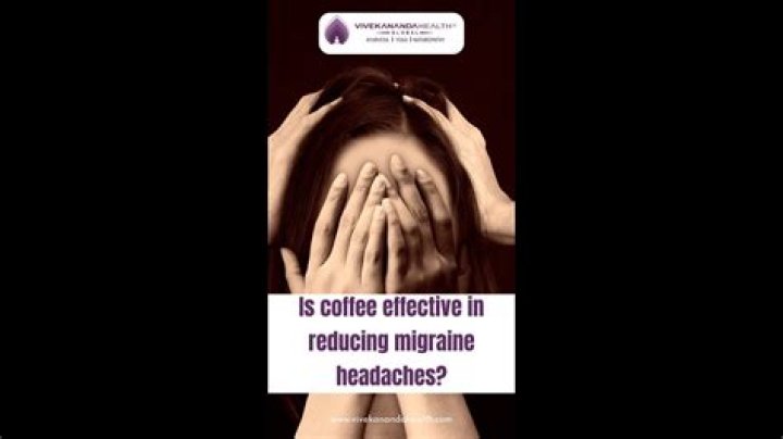 Is coffee good for migraine headaches