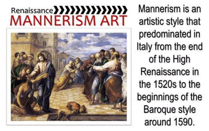 Is mannerism part of the Renaissance