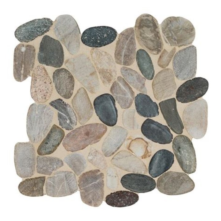 Is river rock tile hard to clean