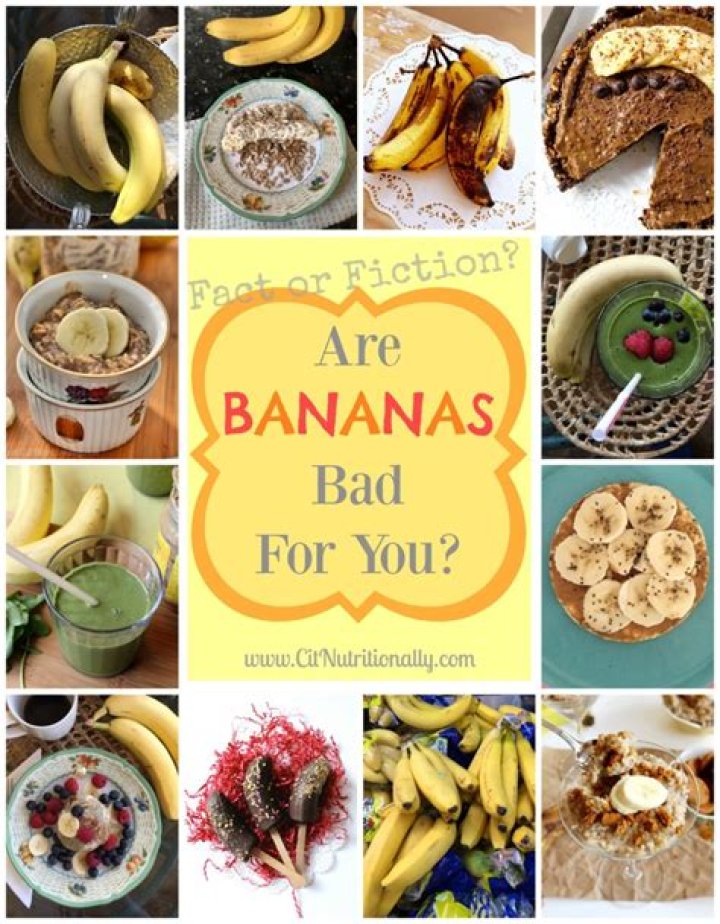 Is the sugar in bananas bad for you