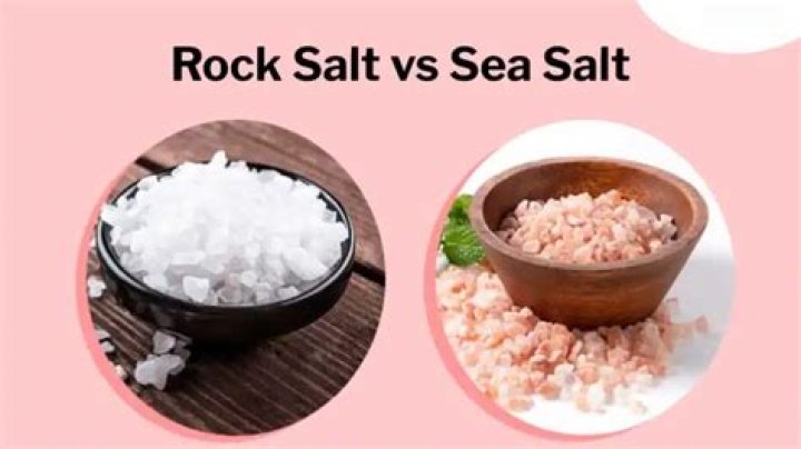 Is water softener salt the same as rock salt