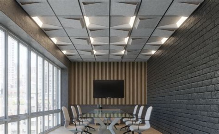 What are acoustic ceiling tiles