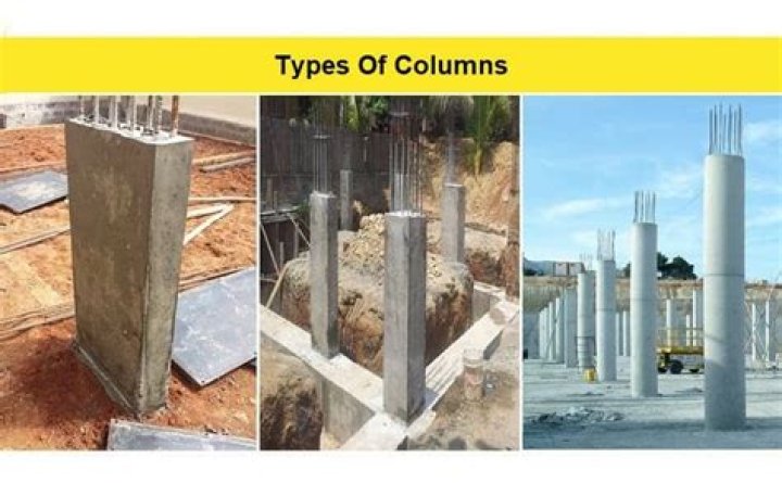What are columns used for in buildings