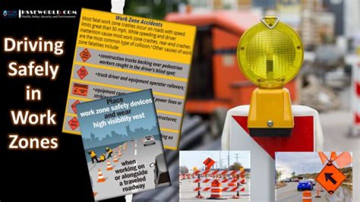 What are drivers responsibilities in a work zone drivers ed