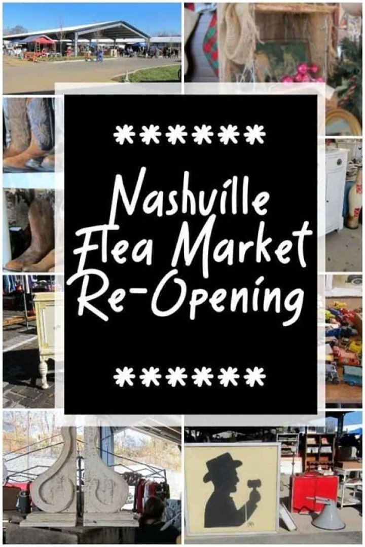 What are the dates for the Nashville Flea Market