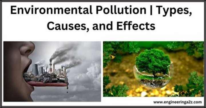 What are the different types of pollution and their causes