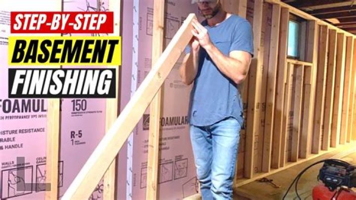What are the steps in finishing a basement