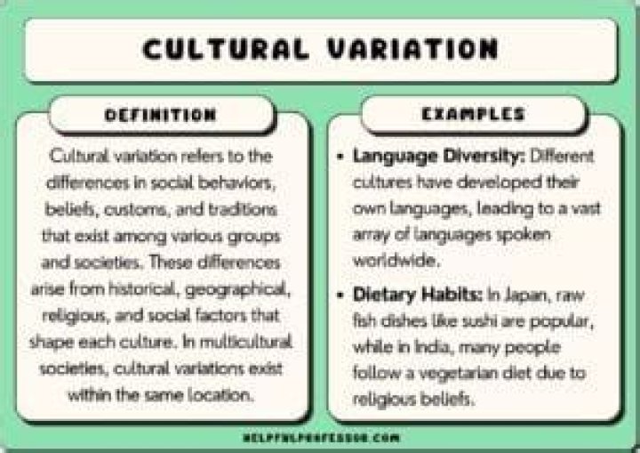 What are the variations of language