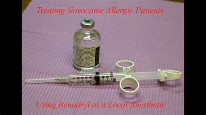 What can be used instead of novocaine