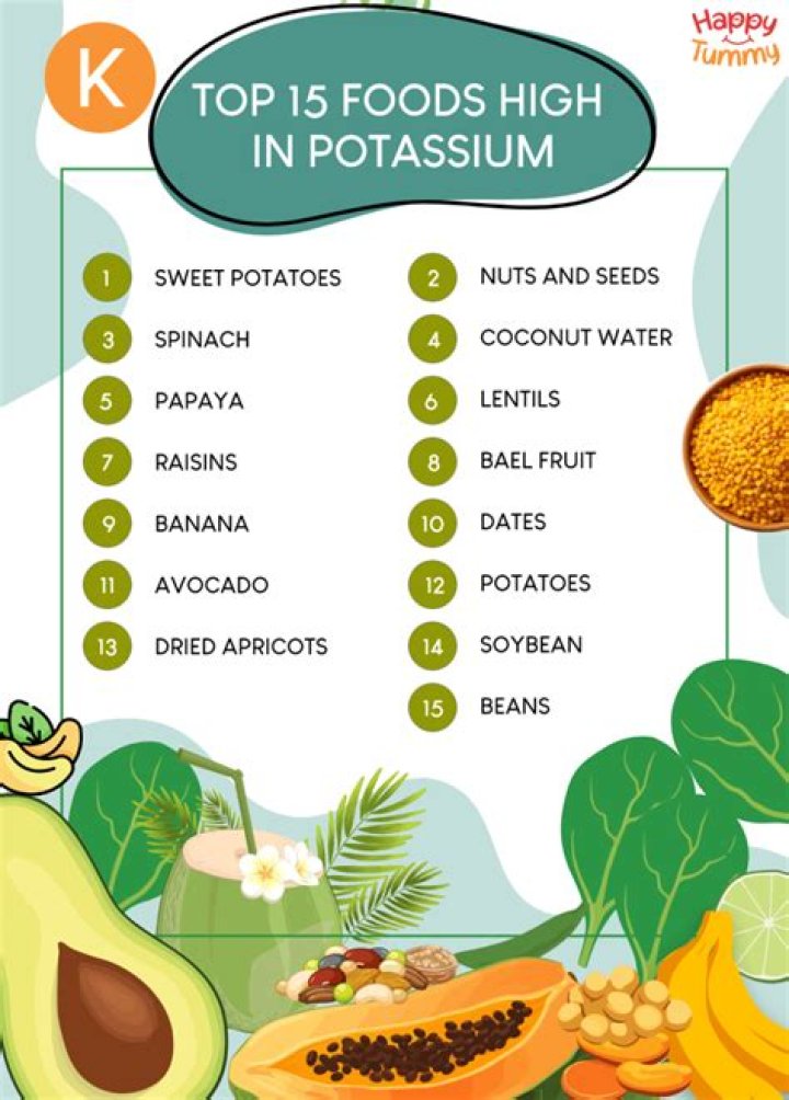 What dairy products are high in potassium