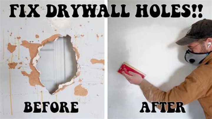 What do I need to fix a hole in the wall