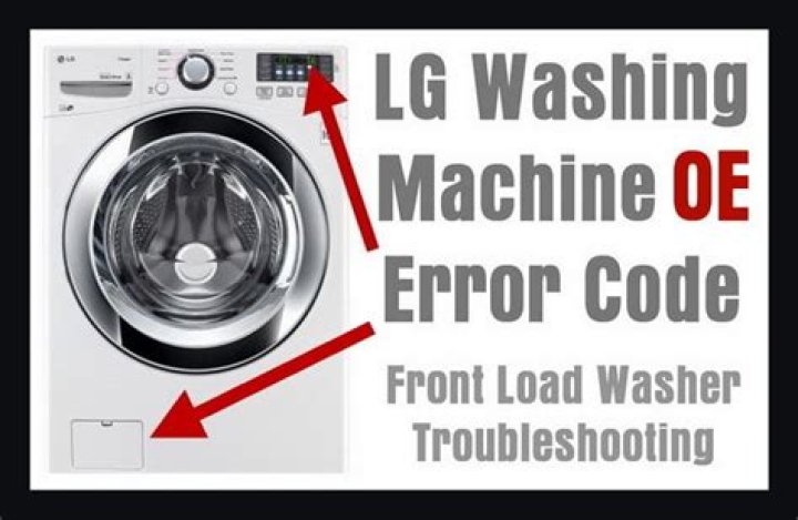 What does Error Code OE mean on LG washer