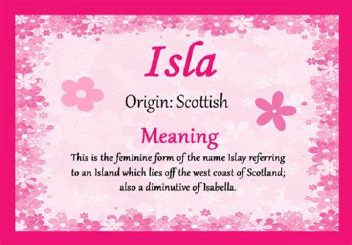 What does Isla mean