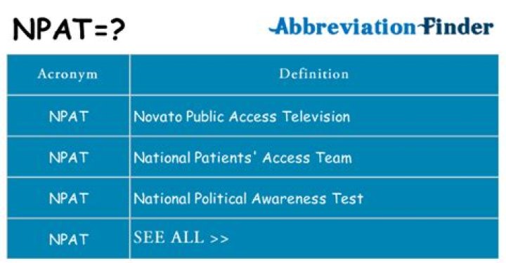 What does Npat mean