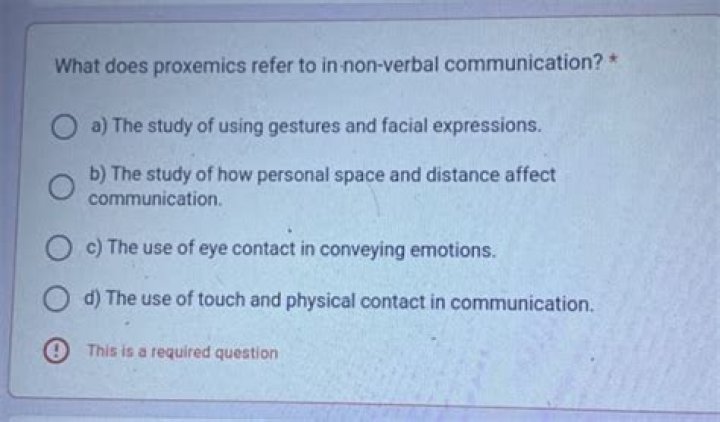 What does Proxemics refer to