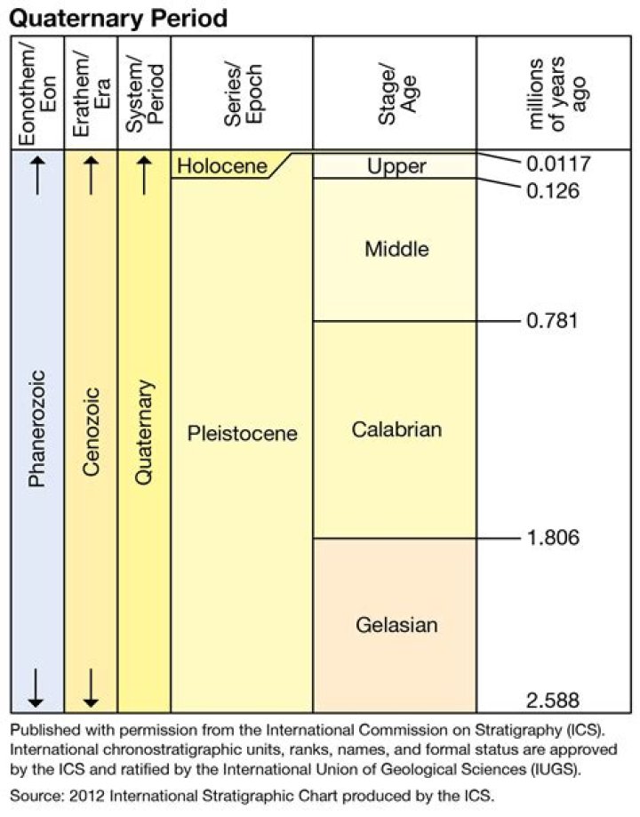 What happened in the Quaternary time period
