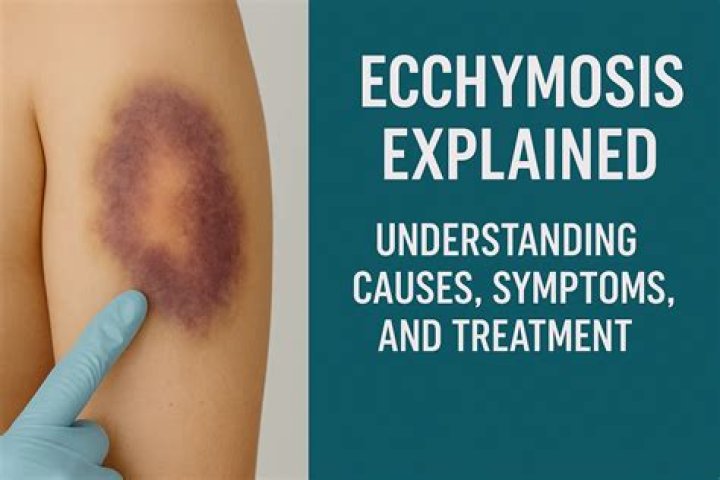 What is a ecchymosis in medical term