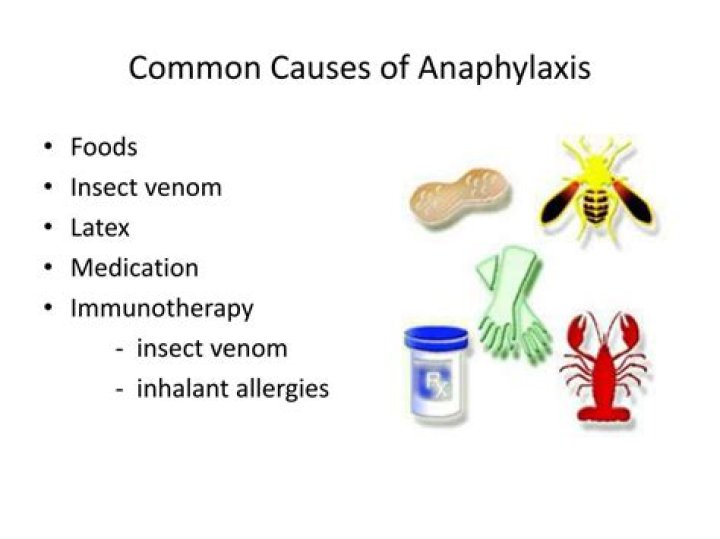 What is anaphylaxis caused by