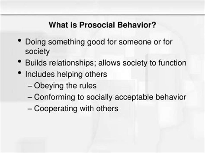 What is another term for prosocial behavior