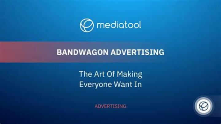 What is bandwagon technique in advertising