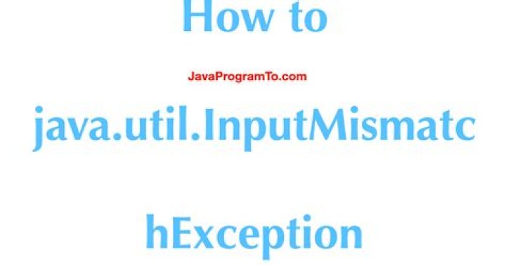 What is Exception in thread main Java Util InputMismatchException