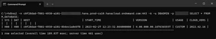 What is Hdbsql