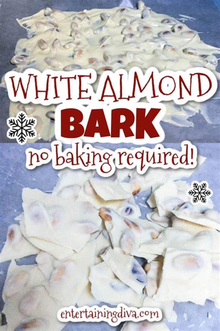 What is in white almond bark