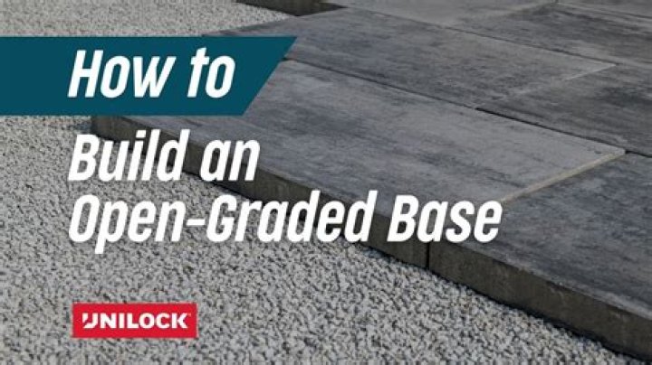 What is open graded base