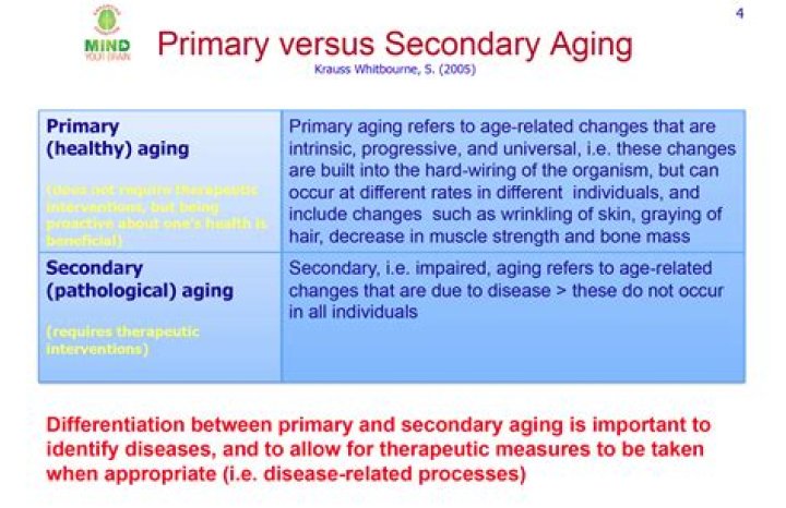 What is primary aging