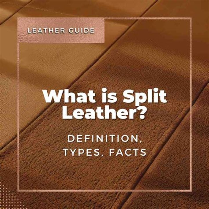What is split hide leather