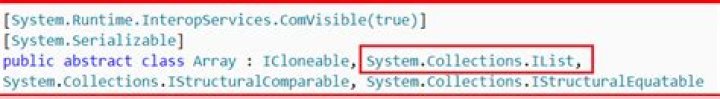 What is System array class in C
