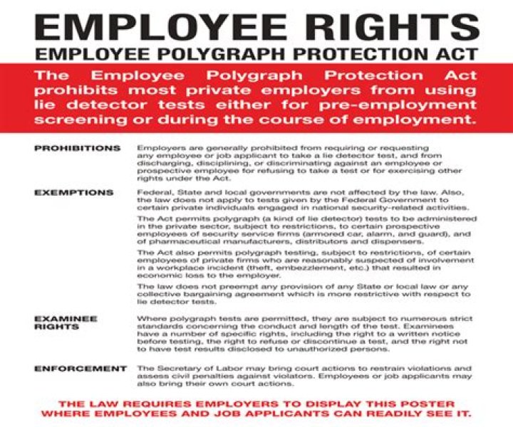 What is the basic protection for employees under the Employee Polygraph Protection Act