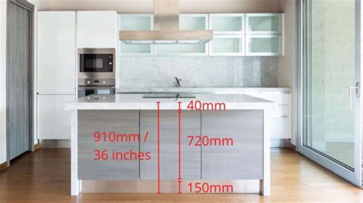 What is the best height for a kitchen island