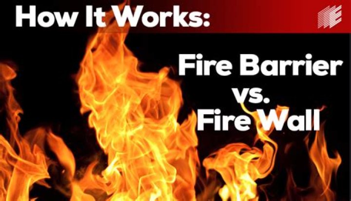 What is the difference between a fire barrier and a fire partition