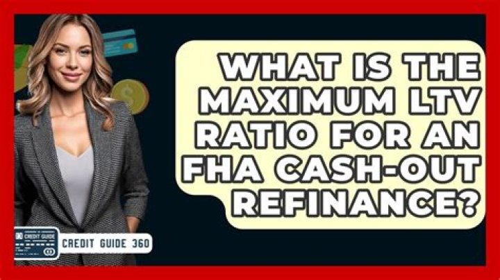 What is the maximum LTV for a VA cash out refinance