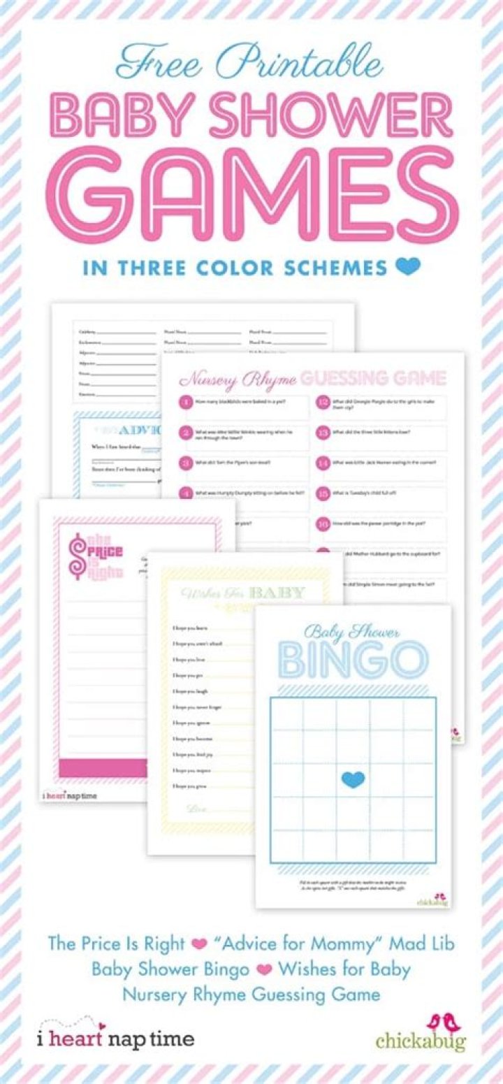 What kind of games are played at a baby shower