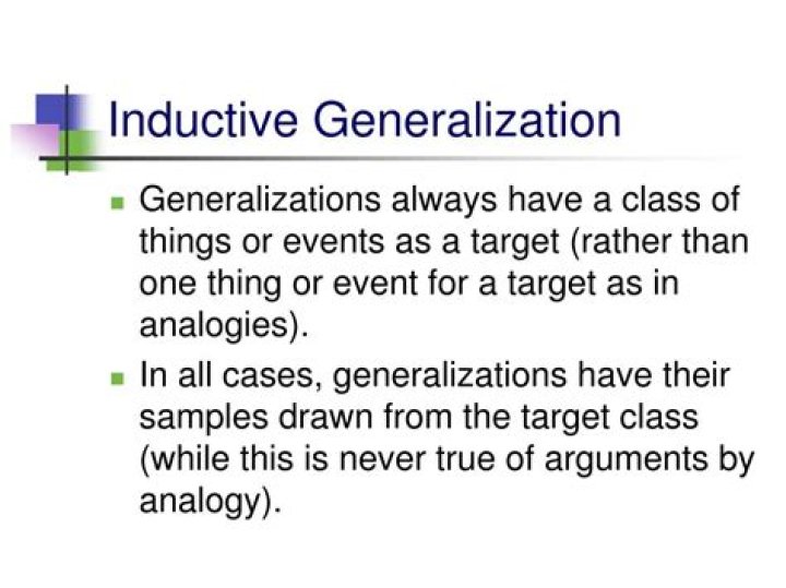 What makes an inductive generalization strong