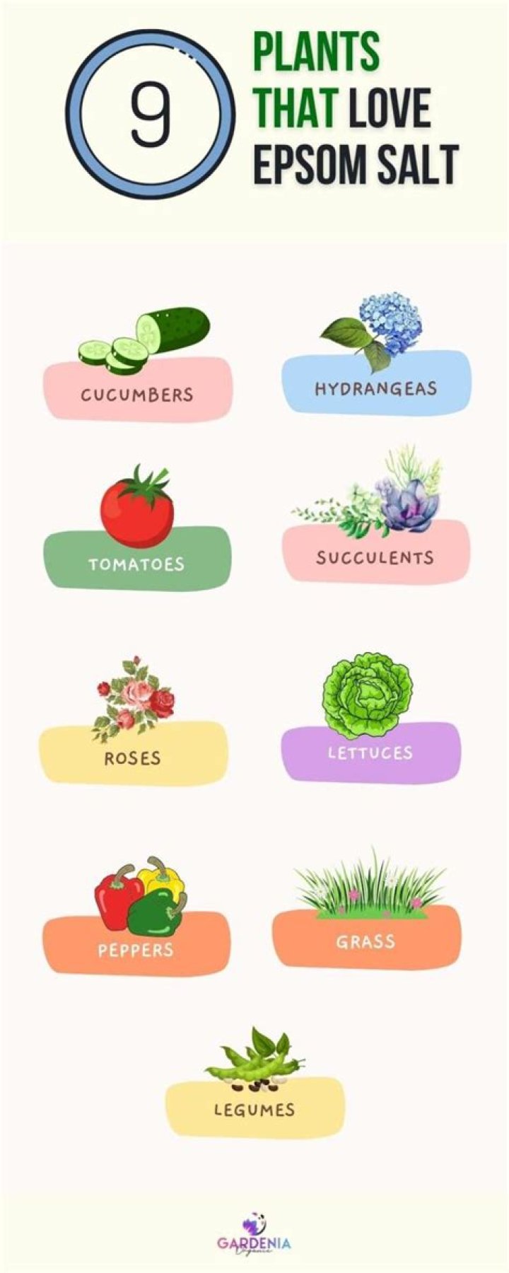 What plants benefit from Epsom salts